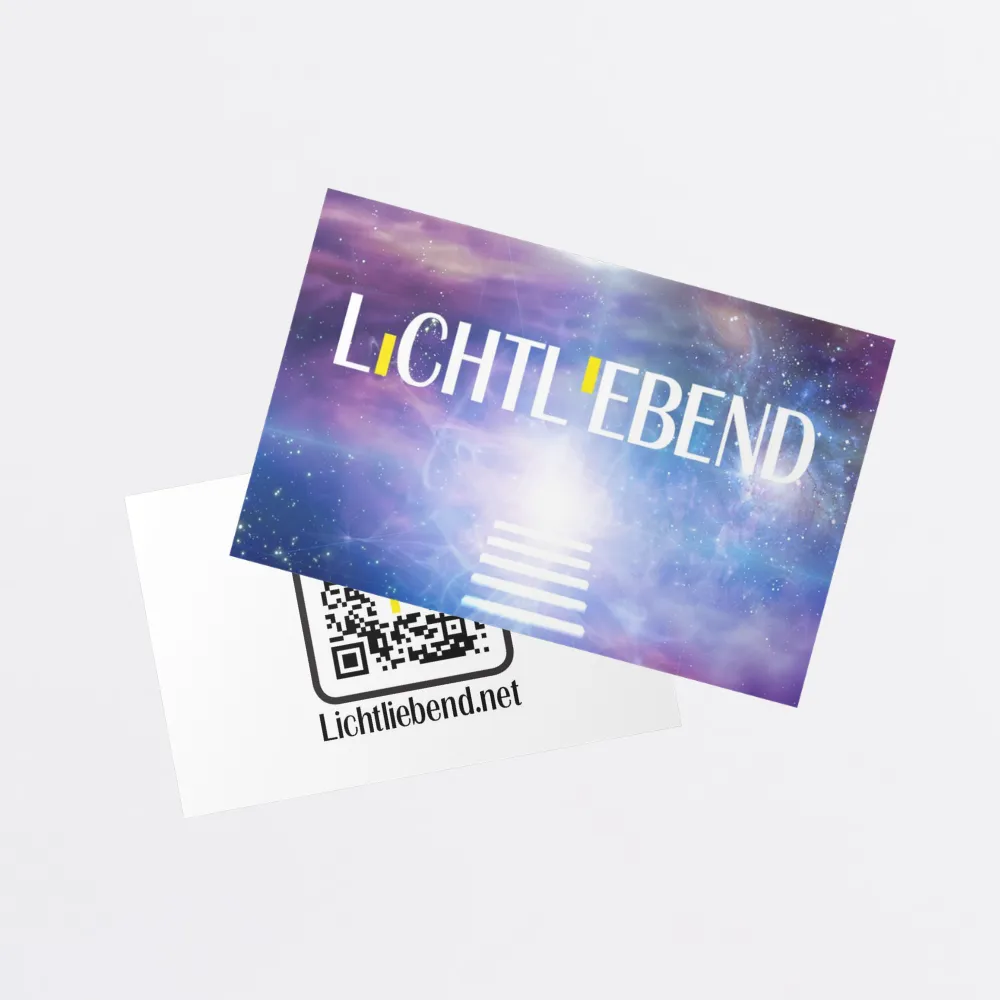 Visitenkarte – Lichtliebend
