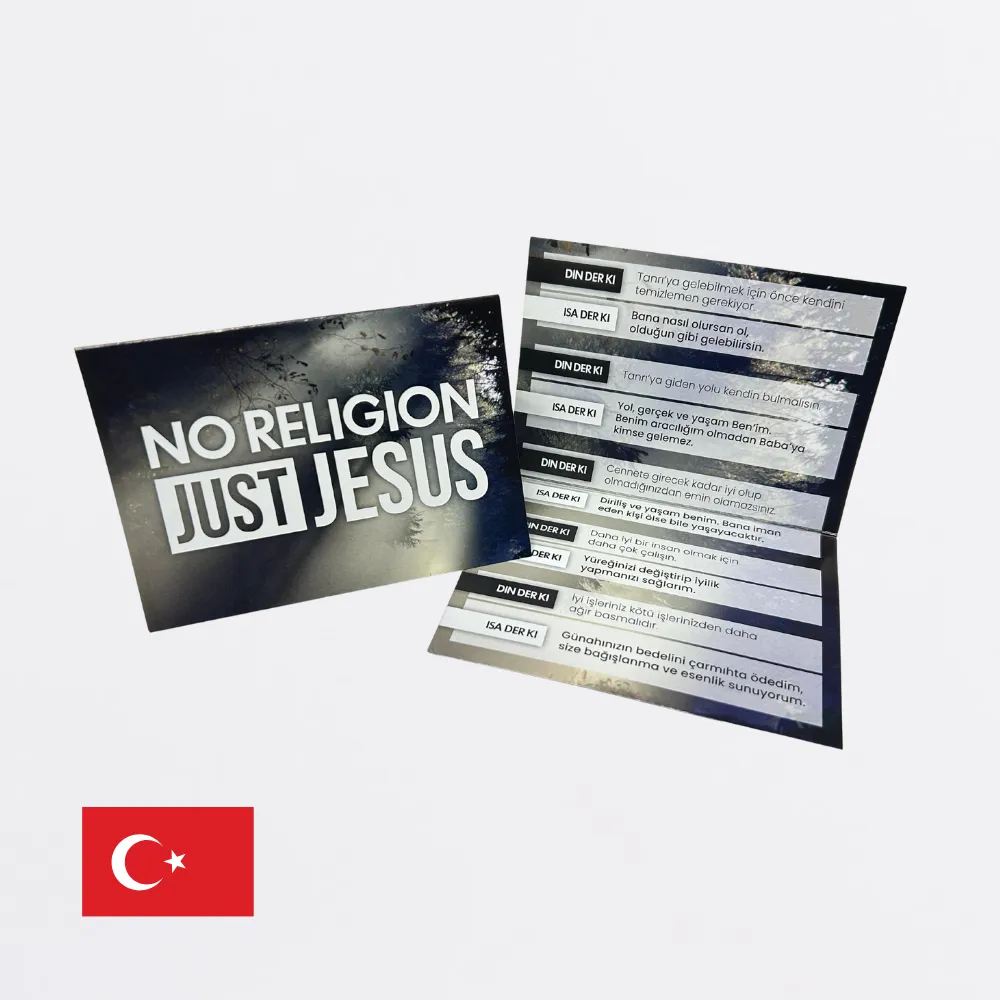 Klappkarte – No Religion (Fremdsprachen) – Bild 3